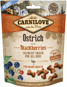 Carnilove® Dog Snack Crunchy Ostrich with Blackberries